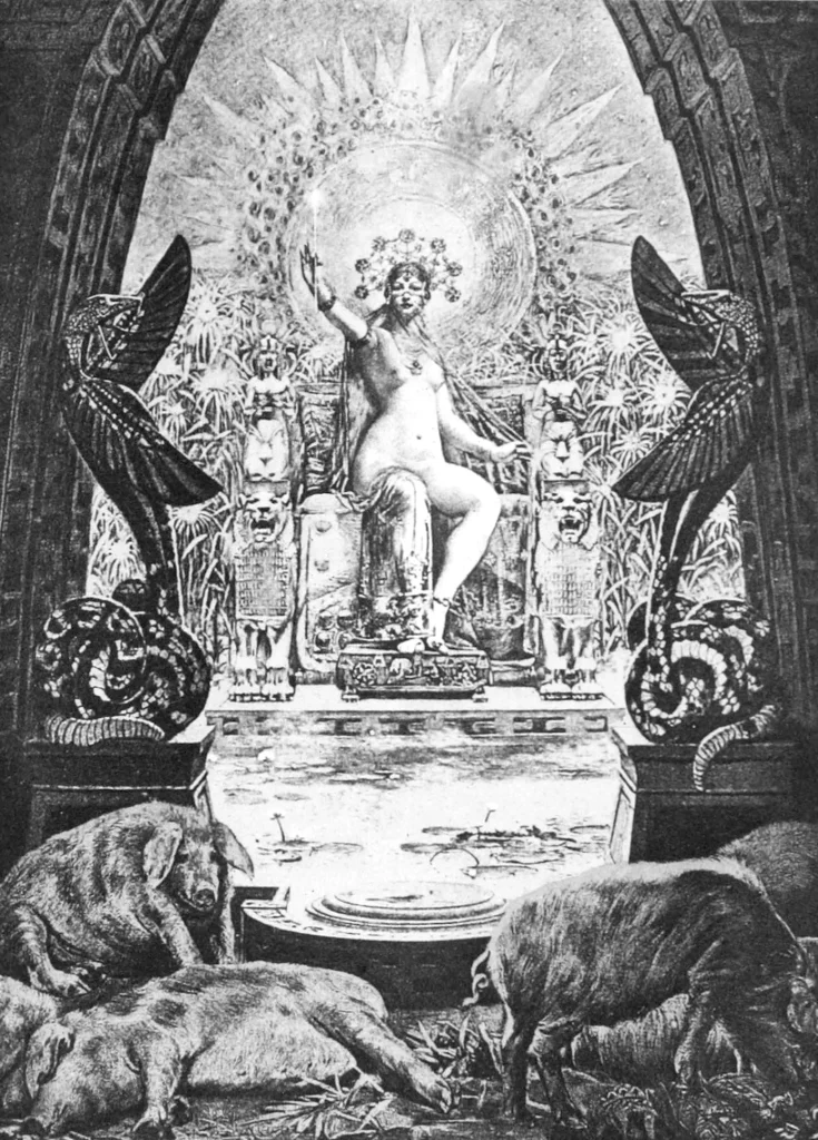 Circe Illustration_Witches in Mythology